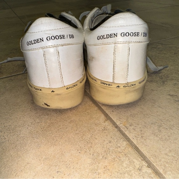 Golden Goose HI-STAR White Gold Star Sneaker Size 37 - Picture 11 of 12